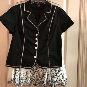 Signature by Robbie Bee 2 piece skirt/jacket set